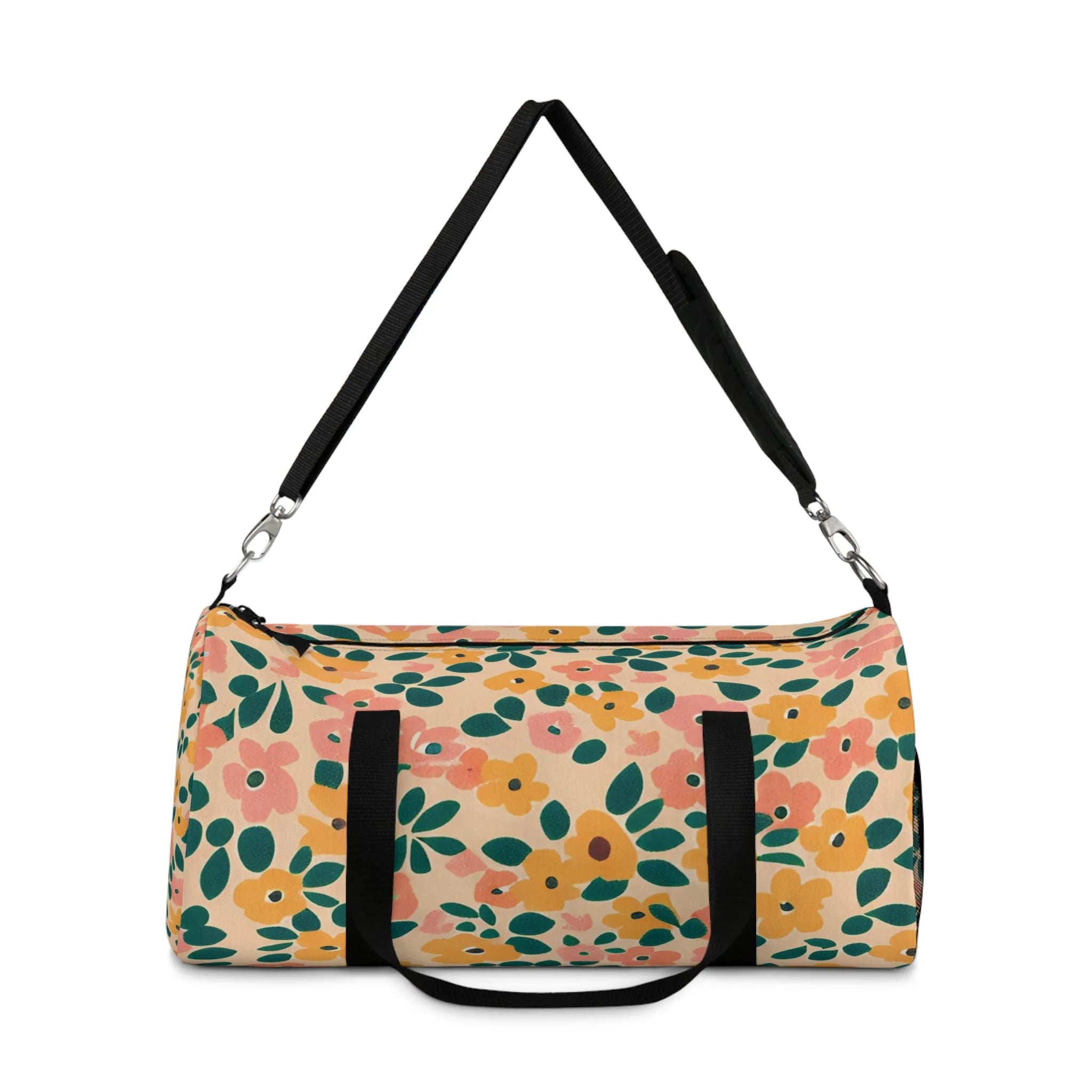 Floral Pattern Duffel Bags, Artsulli - Art is Long, Life is Short, Bags, , , , , , , 