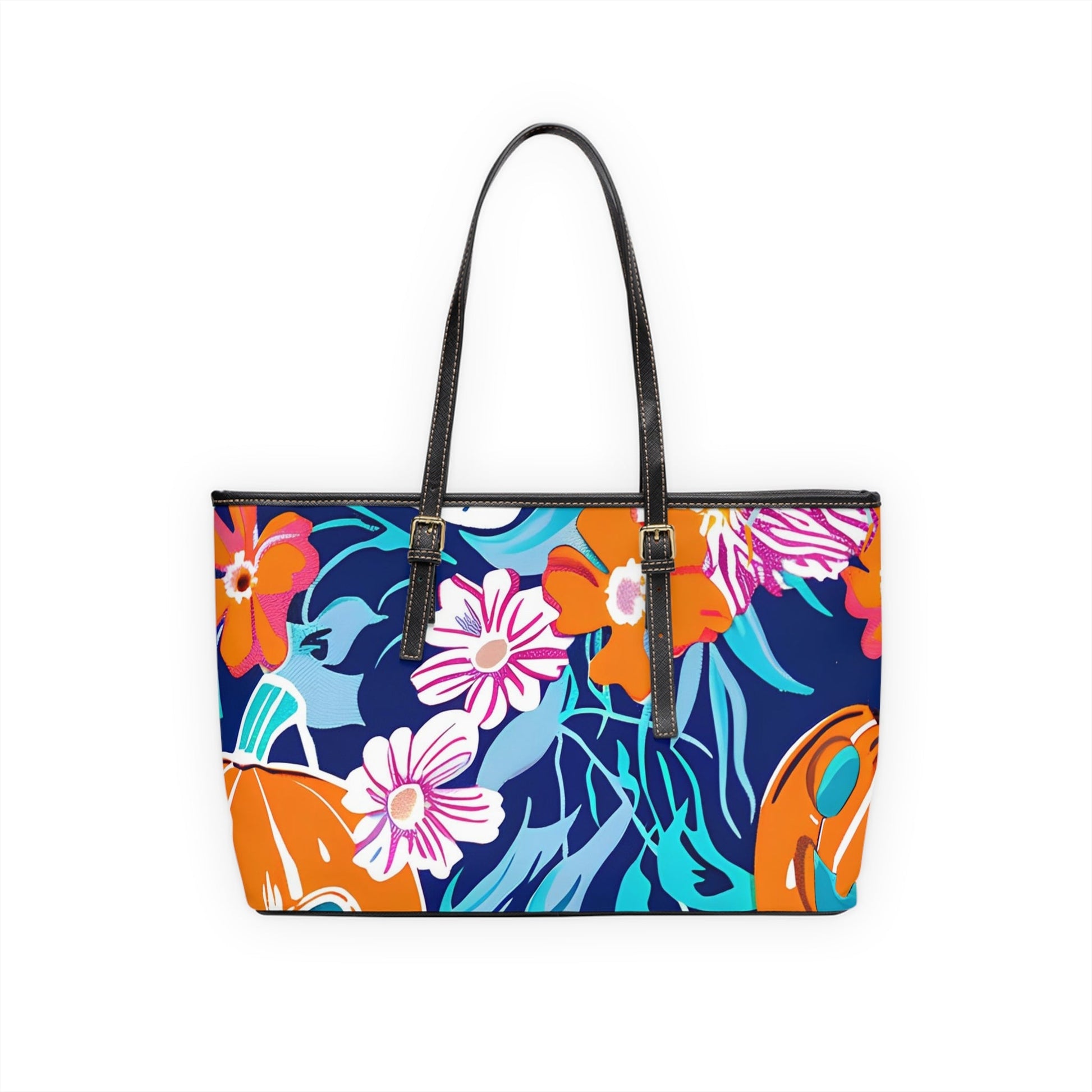 Floral Pattern Shoulder Bag, Artsulli - Art is Long, Life is Short, Bags, , , , , , , 