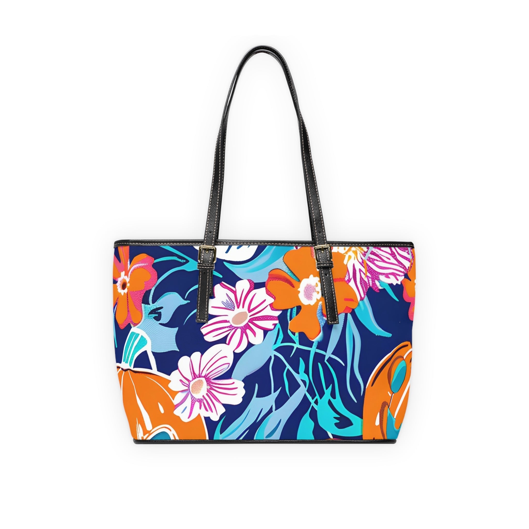 Floral Pattern Shoulder Bag, Artsulli - Art is Long, Life is Short, Bags, , , , , , , 