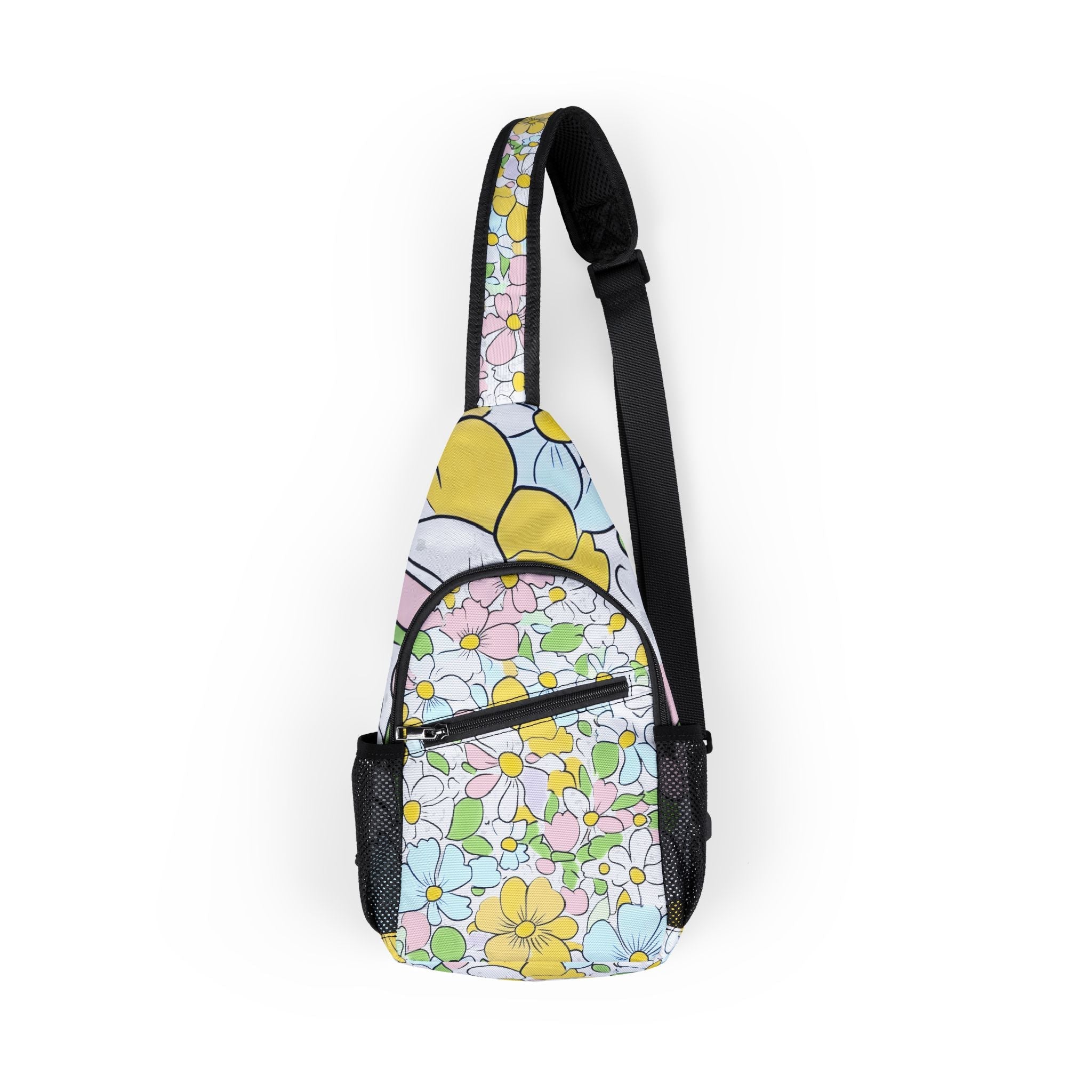 Printify Floral Pattern Sling Chest Bag 2025