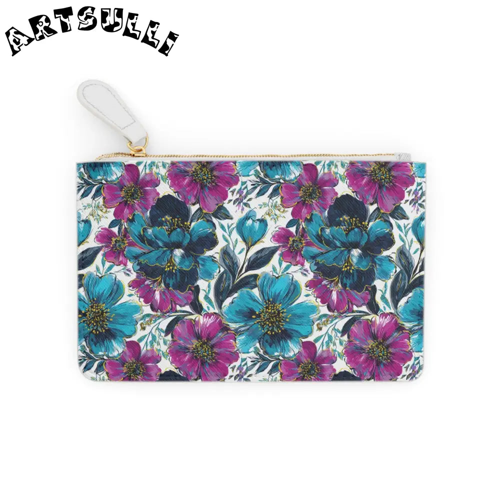 Floral Patterned Clutch Bag, Artsulli - Art is Long, Life is Short, Bags, , , , , , , 