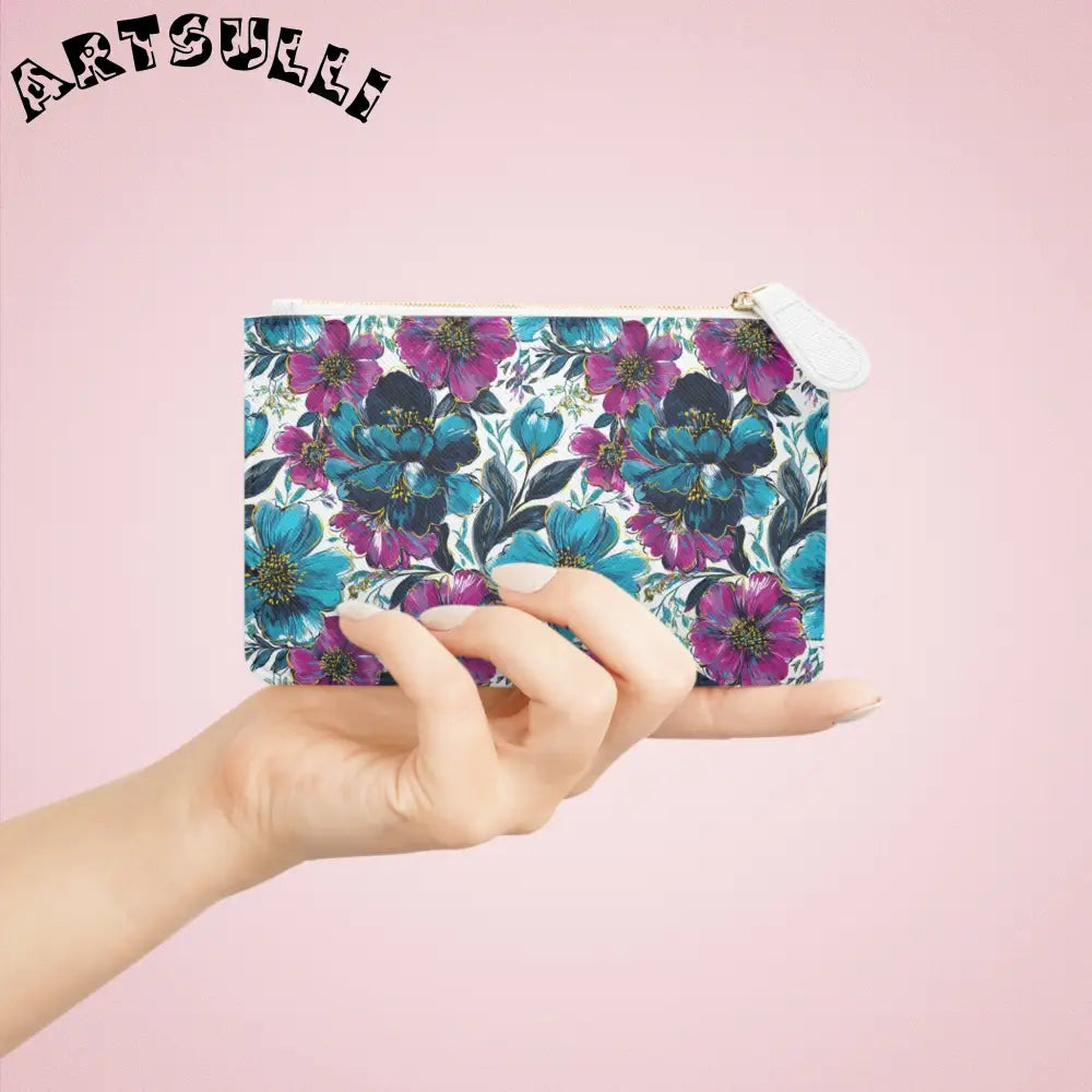 Floral Patterned Clutch Bag, Artsulli - Art is Long, Life is Short, Bags, , , , , , , 