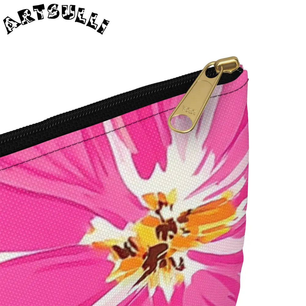 Floral Patterned Zipper Pouch, Artsulli - Art is Long, Life is Short, Bags, , , , , , , 