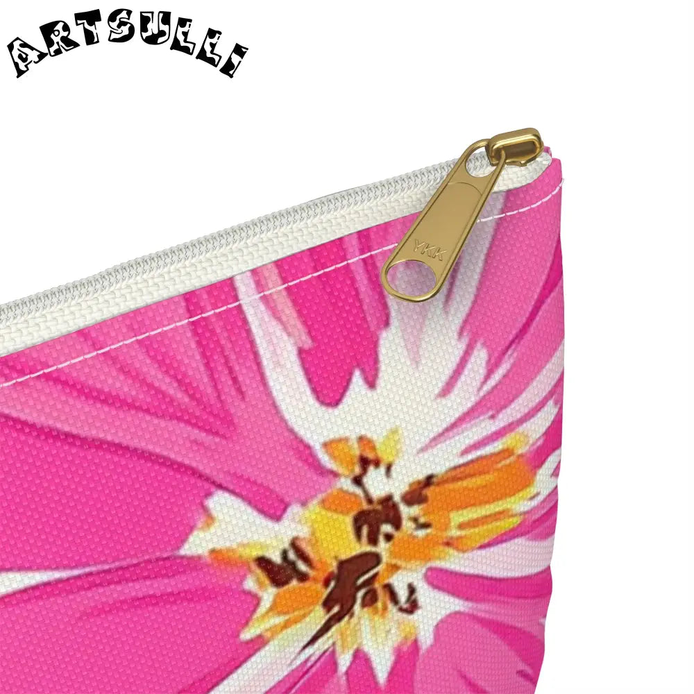 Floral Patterned Zipper Pouch, Artsulli - Art is Long, Life is Short, Bags, , , , , , , 