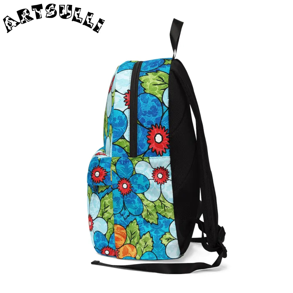 JAKKOUTTHEBXX Floral Print Backpack Features Durable Construction 2025