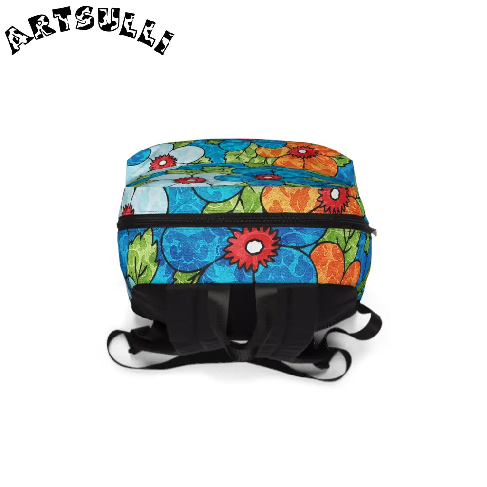 JAKKOUTTHEBXX Floral Print Backpack Features Durable Construction 2025