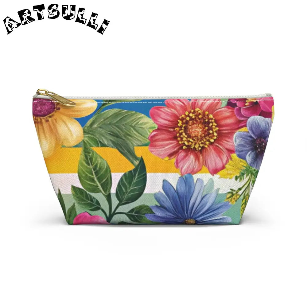 JAKKOUTTHEBXX Floral Print Cosmetic Bag 2025