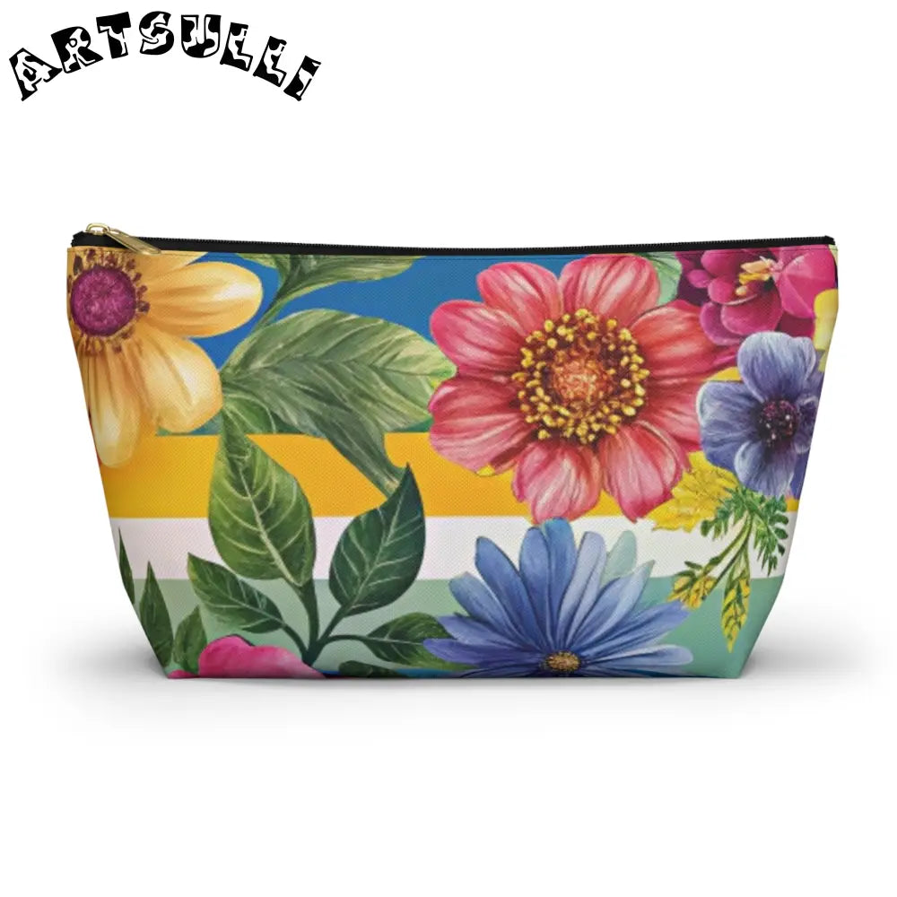 JAKKOUTTHEBXX Floral Print Cosmetic Bag 2025