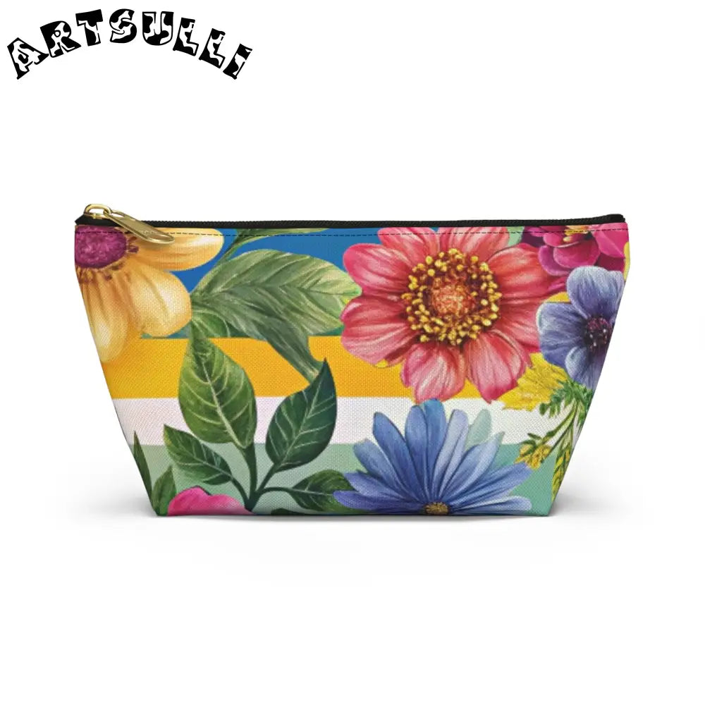 JAKKOUTTHEBXX Floral Print Cosmetic Bag 2025