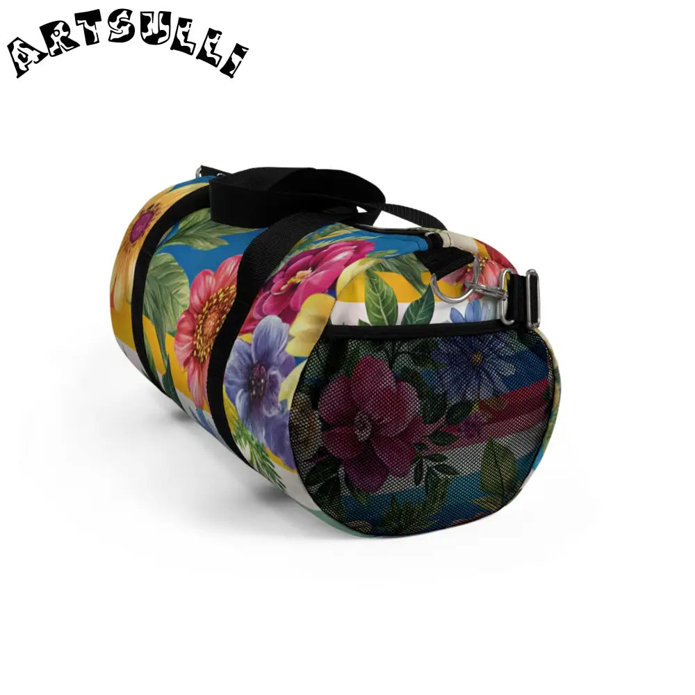 JAKKOUTTHEBXX Floral Print Duffel Bags 2025