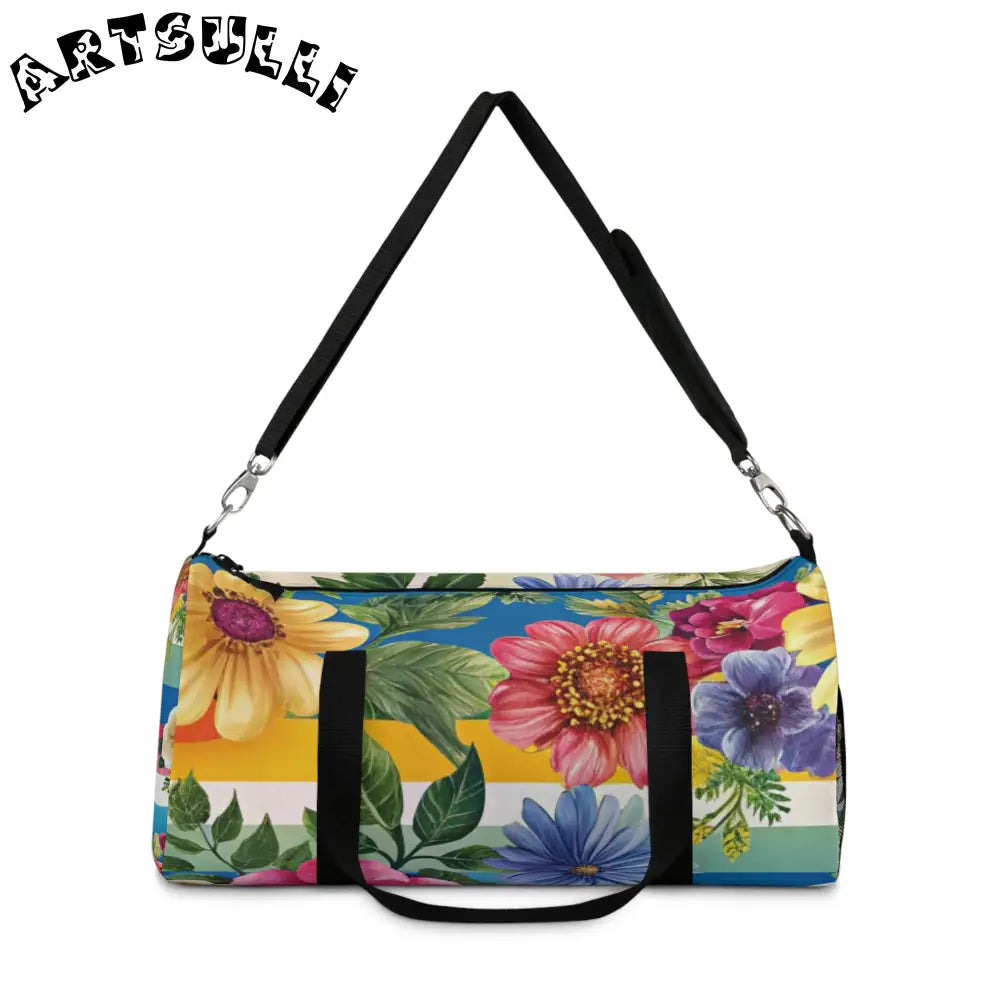 JAKKOUTTHEBXX Floral Print Duffel Bags 2025