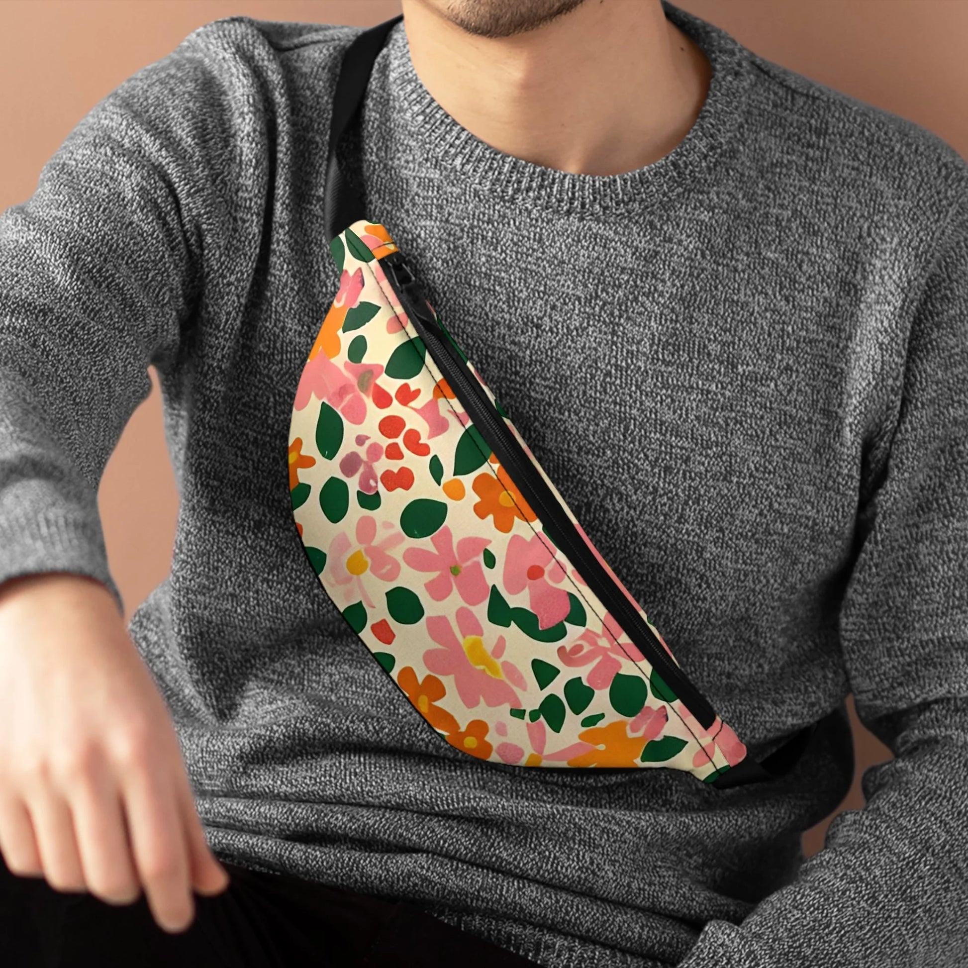 JAKKOUTTHEBXX Floral Print Fanny Pack 2025