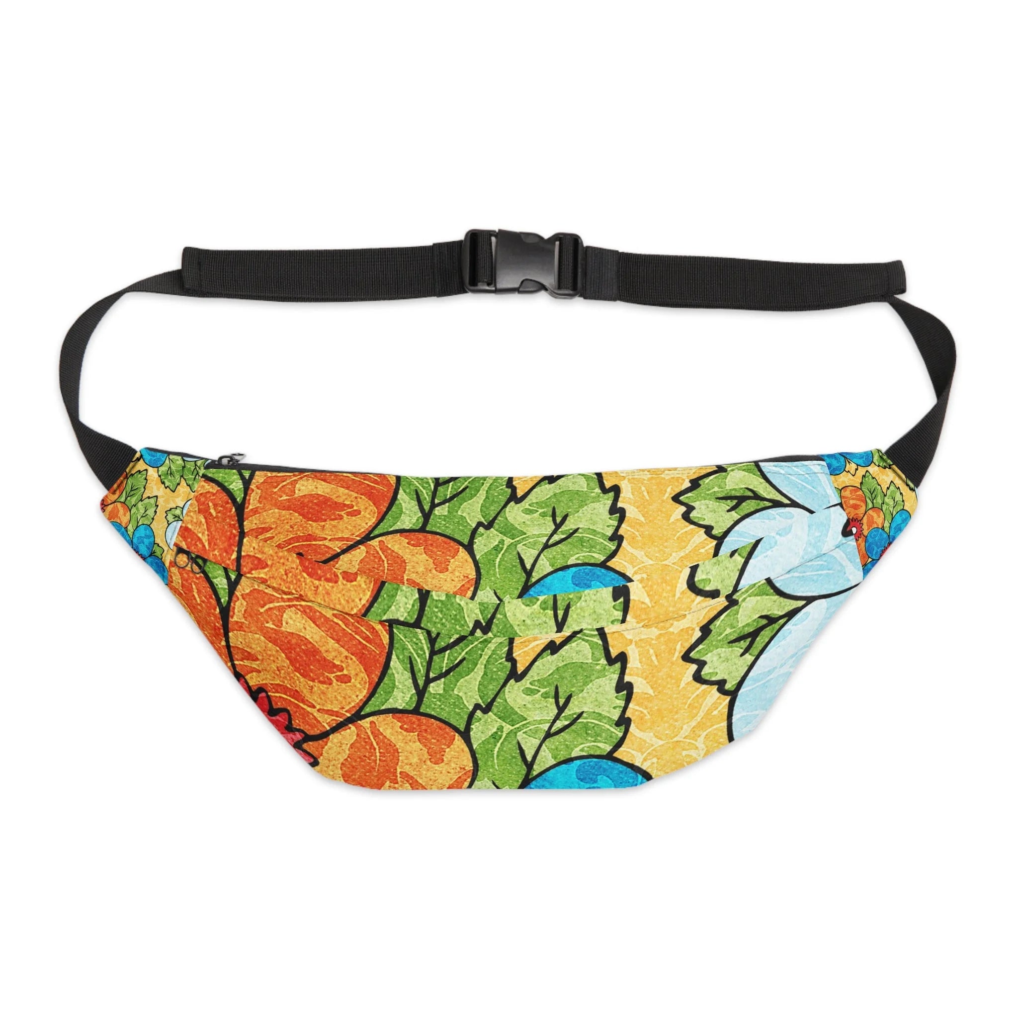 Floral Print Fanny Pack, Artsulli - Art is Long, Life is Short, Bags, Size, 8" × 9" × 4'', , , , , 22939976593487768171