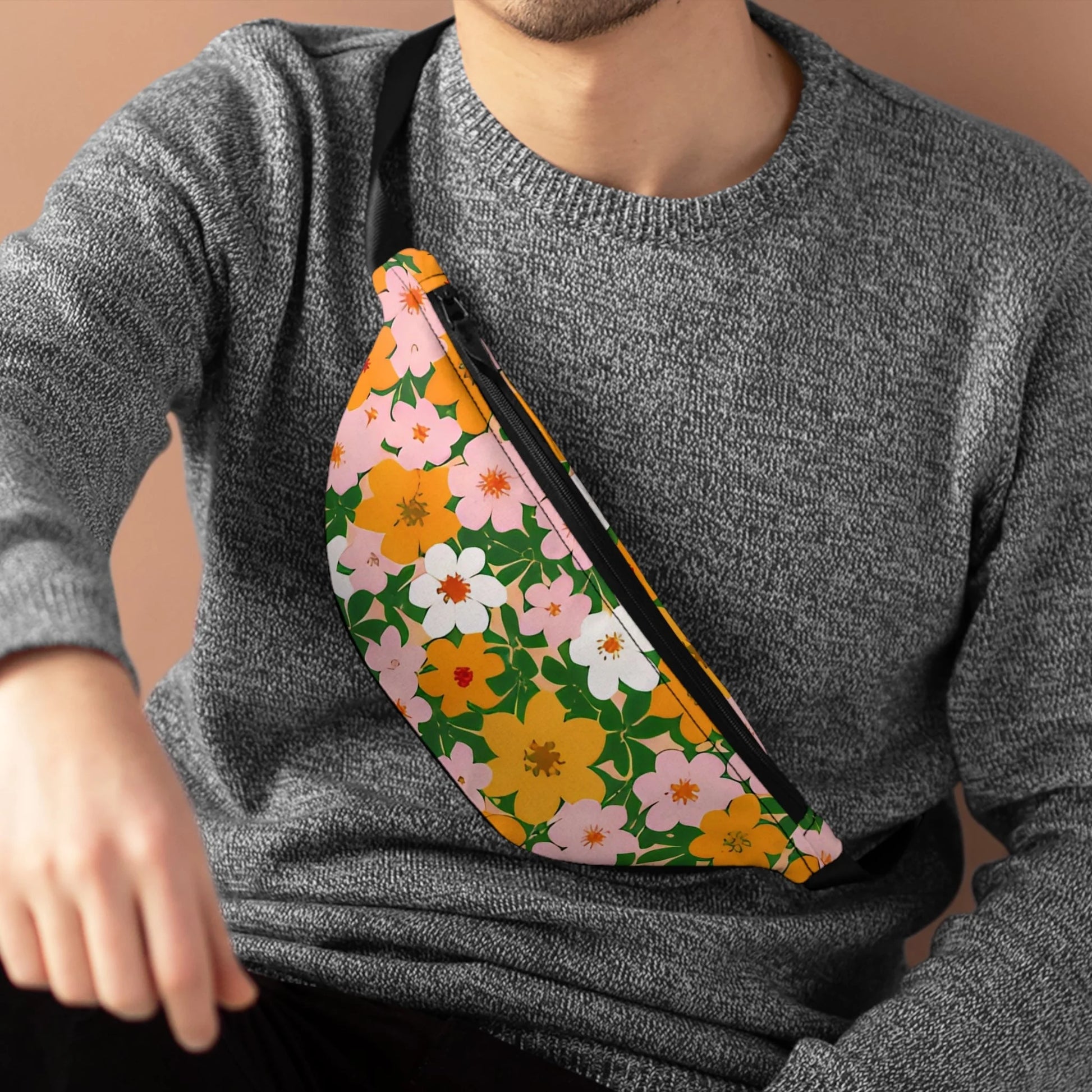 JAKKOUTTHEBXX Floral Print Fanny Pack 2025