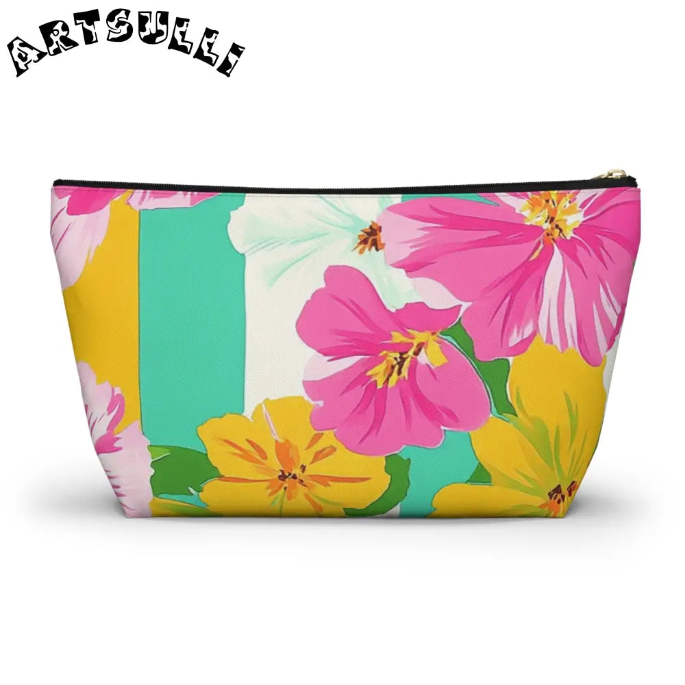 Floral Print Multipurpose Pouch, Artsulli - Art is Long, Life is Short, Bags, , , , , , , 