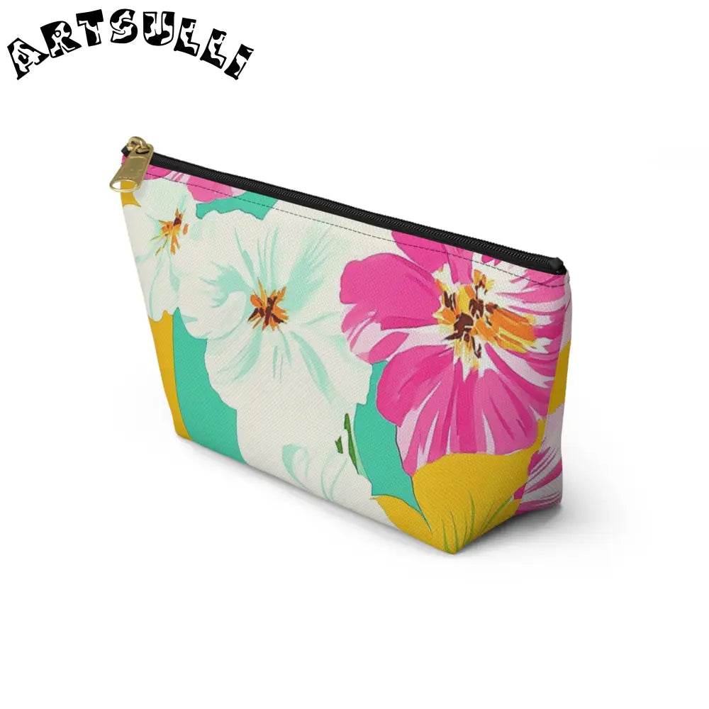 Floral Print Multipurpose Pouch, Artsulli - Art is Long, Life is Short, Bags, , , , , , , 