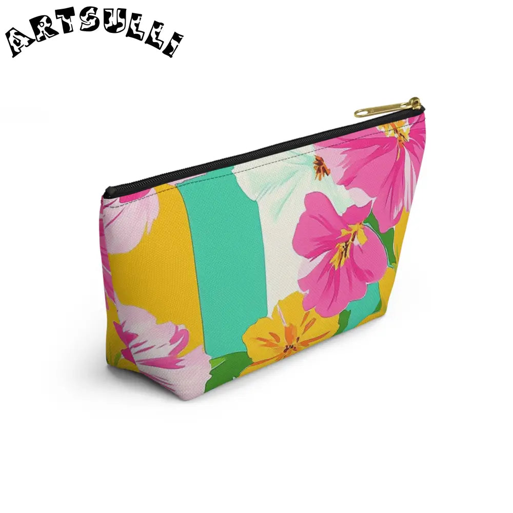 Floral Print Multipurpose Pouch, Artsulli - Art is Long, Life is Short, Bags, , , , , , , 