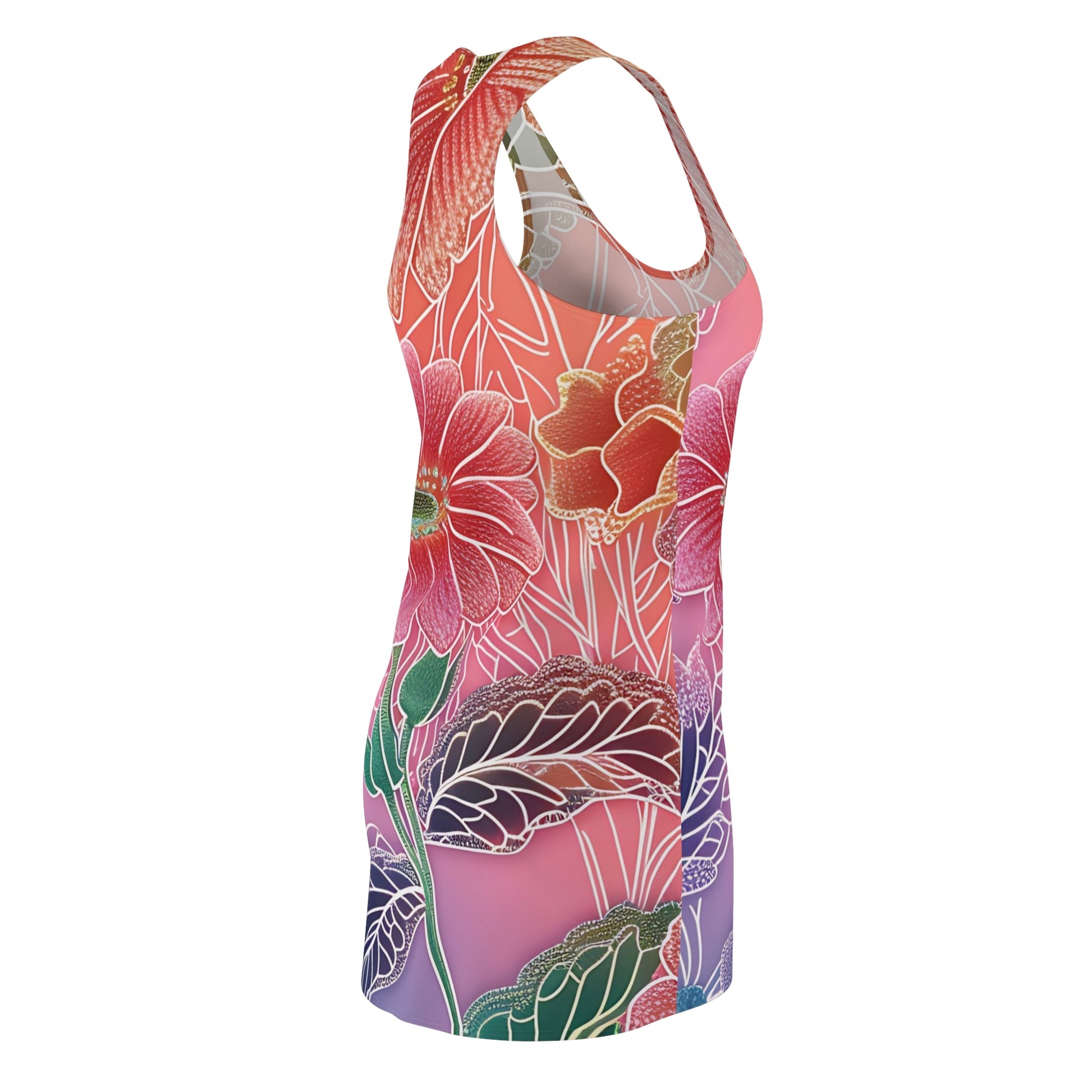 Printify Floral Racerback Mini Dress 2025