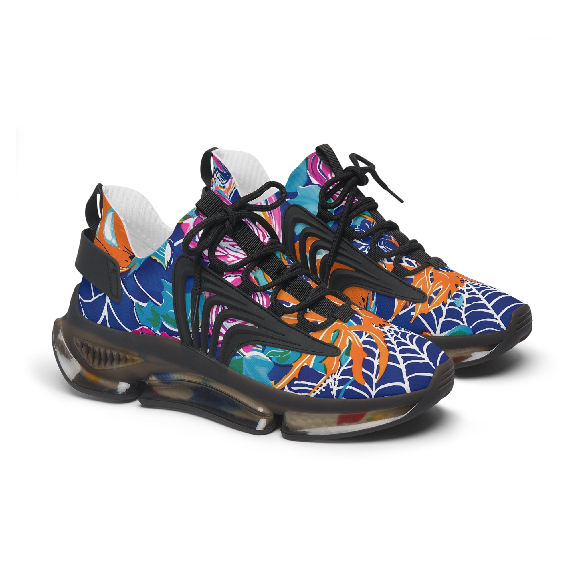 Floral Spiderweb Mesh Sneakers, Artsulli - Art is Long, Life is Short, Shoes, Color, Black sole, Size, US 5.5, , , 10994845442048362177