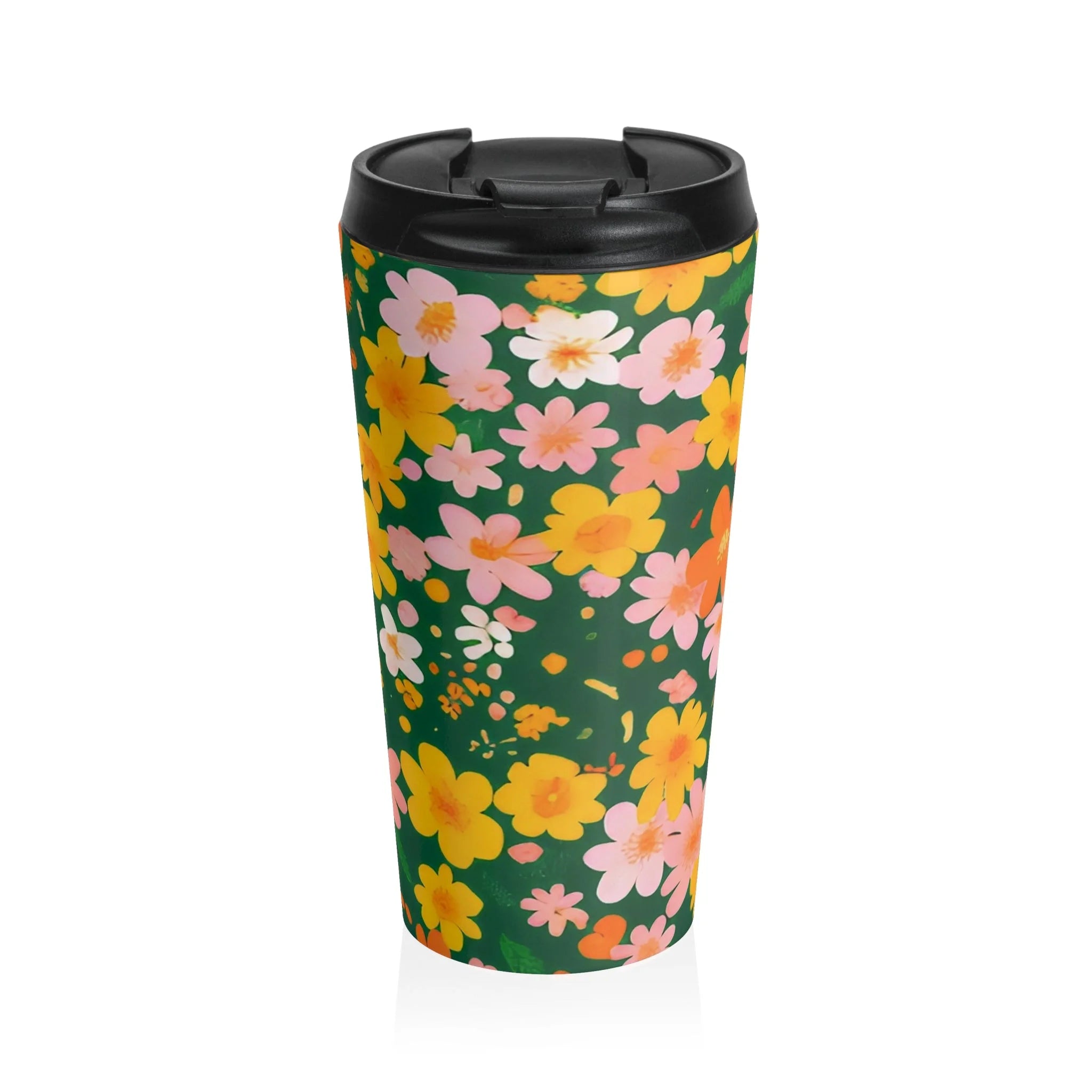 JAKKOUTTHEBXX Floral Stainless Steel Travel Mug 2025