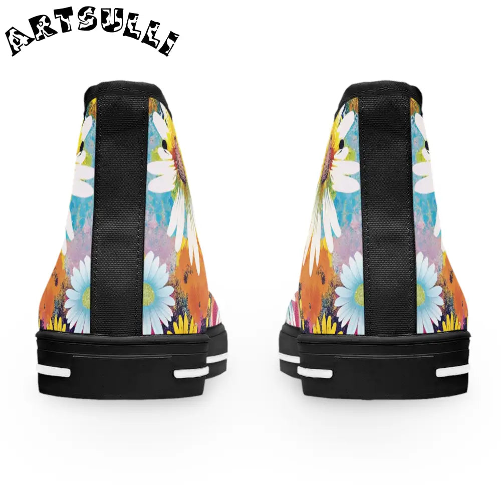 Floral Women’s High Breathable Polyester Canvas Sneakers, Artsulli - Art is Long, Life is Short, Shoes, , , , , , , 