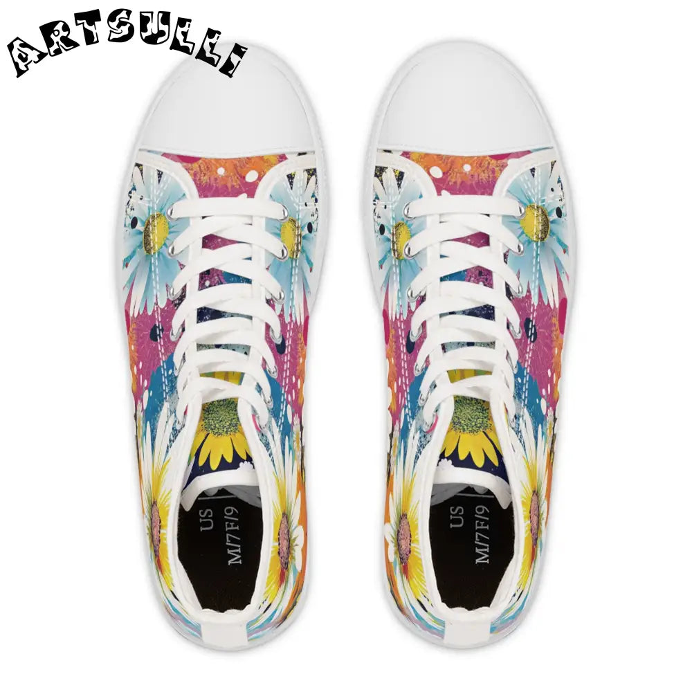 Floral Women’s High Breathable Polyester Canvas Sneakers, Artsulli - Art is Long, Life is Short, Shoes, , , , , , , 
