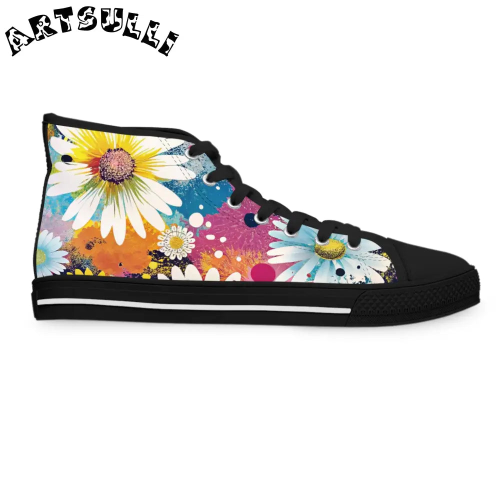 Floral Women’s High Breathable Polyester Canvas Sneakers, Artsulli - Art is Long, Life is Short, Shoes, , , , , , , 