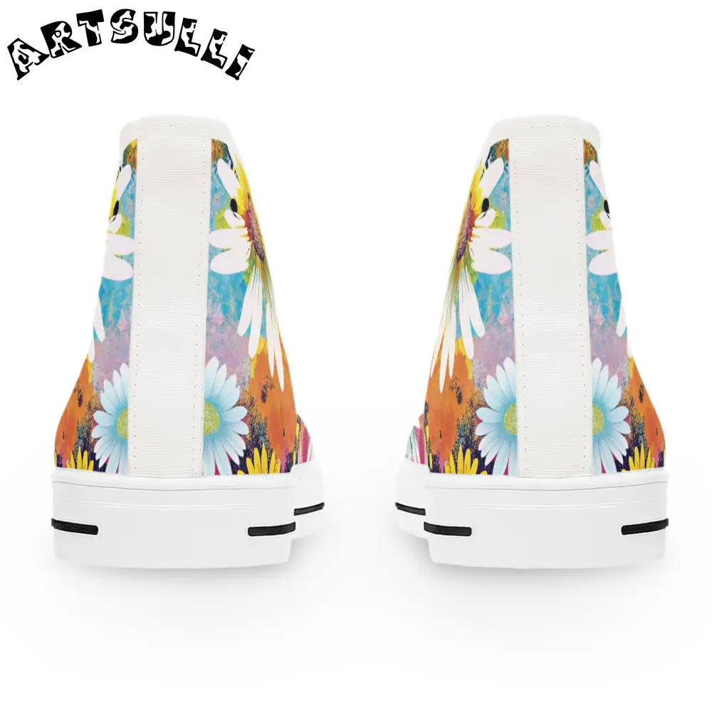Floral Women’s High Breathable Polyester Canvas Sneakers, Artsulli - Art is Long, Life is Short, Shoes, , , , , , , 