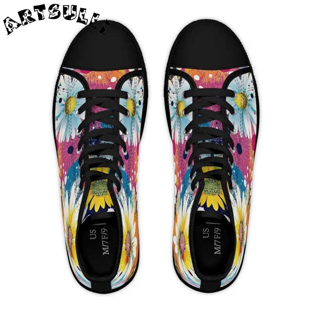 Floral Women’s High Breathable Polyester Canvas Sneakers, Artsulli - Art is Long, Life is Short, Shoes, , , , , , , 