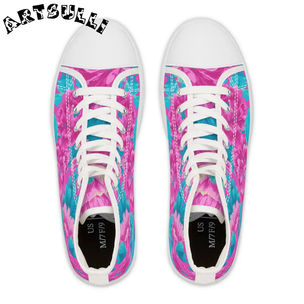 JAKKOUTTHEBXX Floral Women’s High Tops with Deodorant Memory Foam 2025