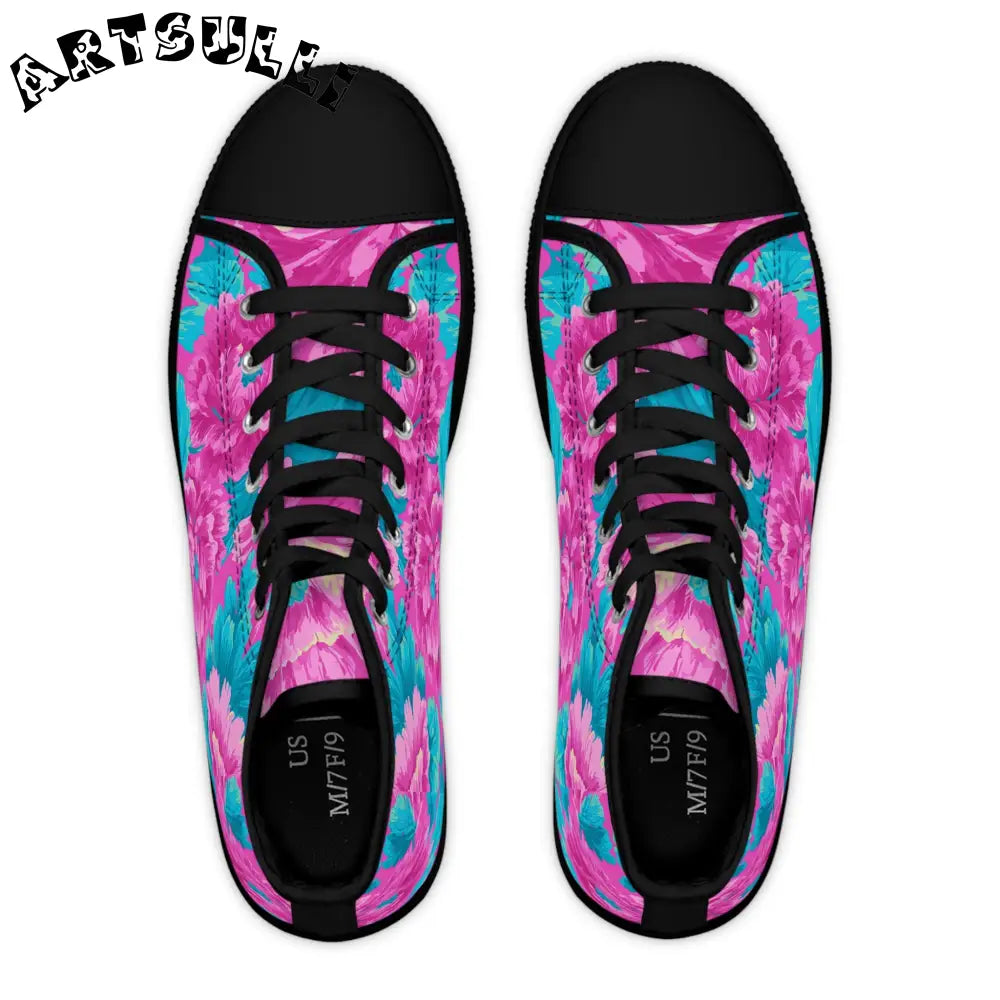 JAKKOUTTHEBXX Floral Women’s High Tops with Deodorant Memory Foam 2025