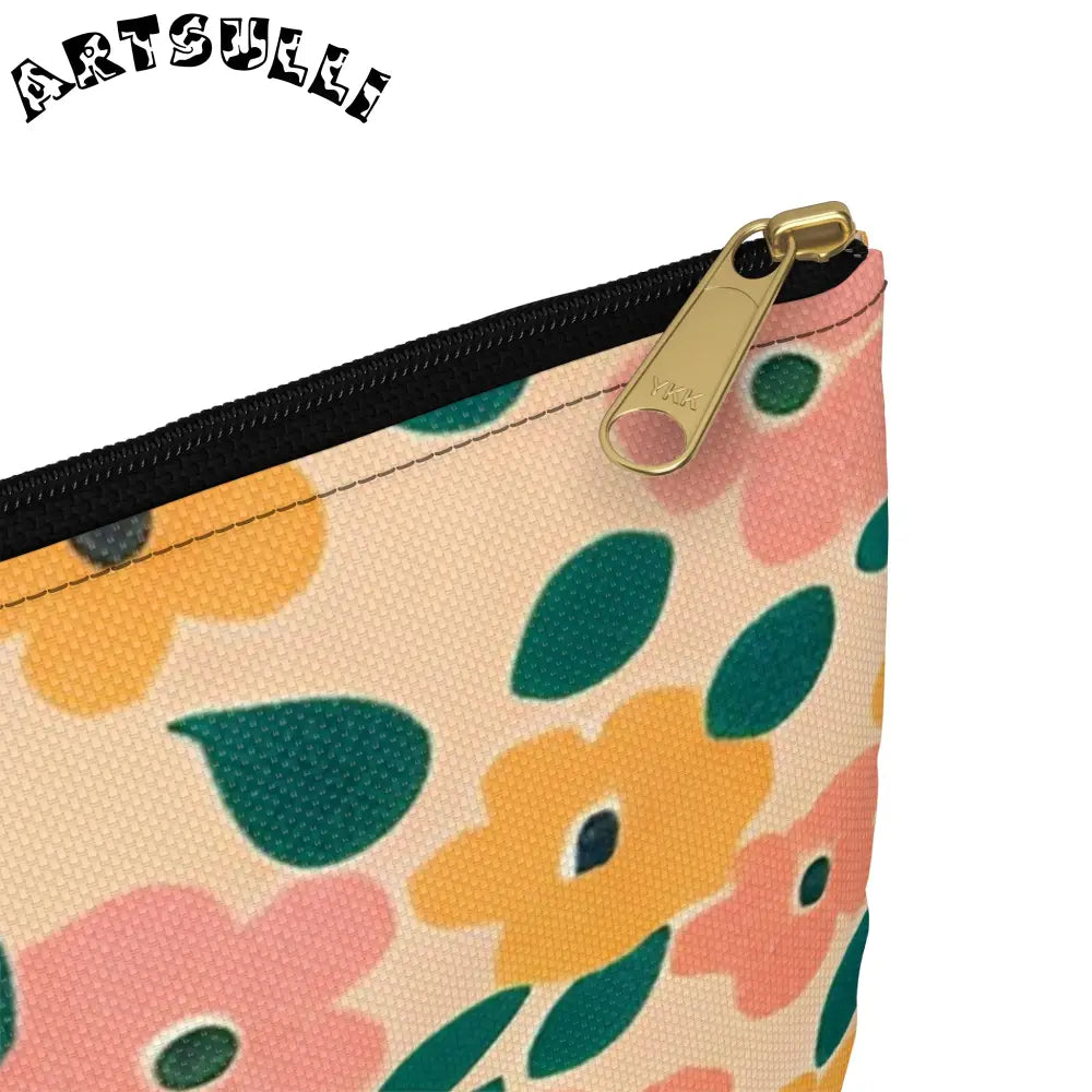 Floral Zipper Pouch, Artsulli - Art is Long, Life is Short, Bags, , , , , , , 