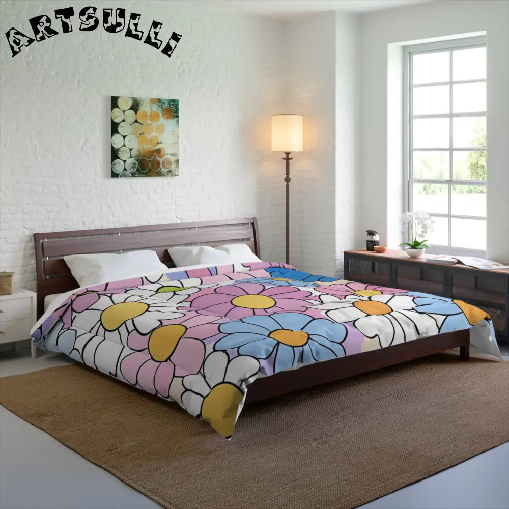 JAKKOUTTHEBXX Flower Hour Purple Blanket with a Warm Feel 2025