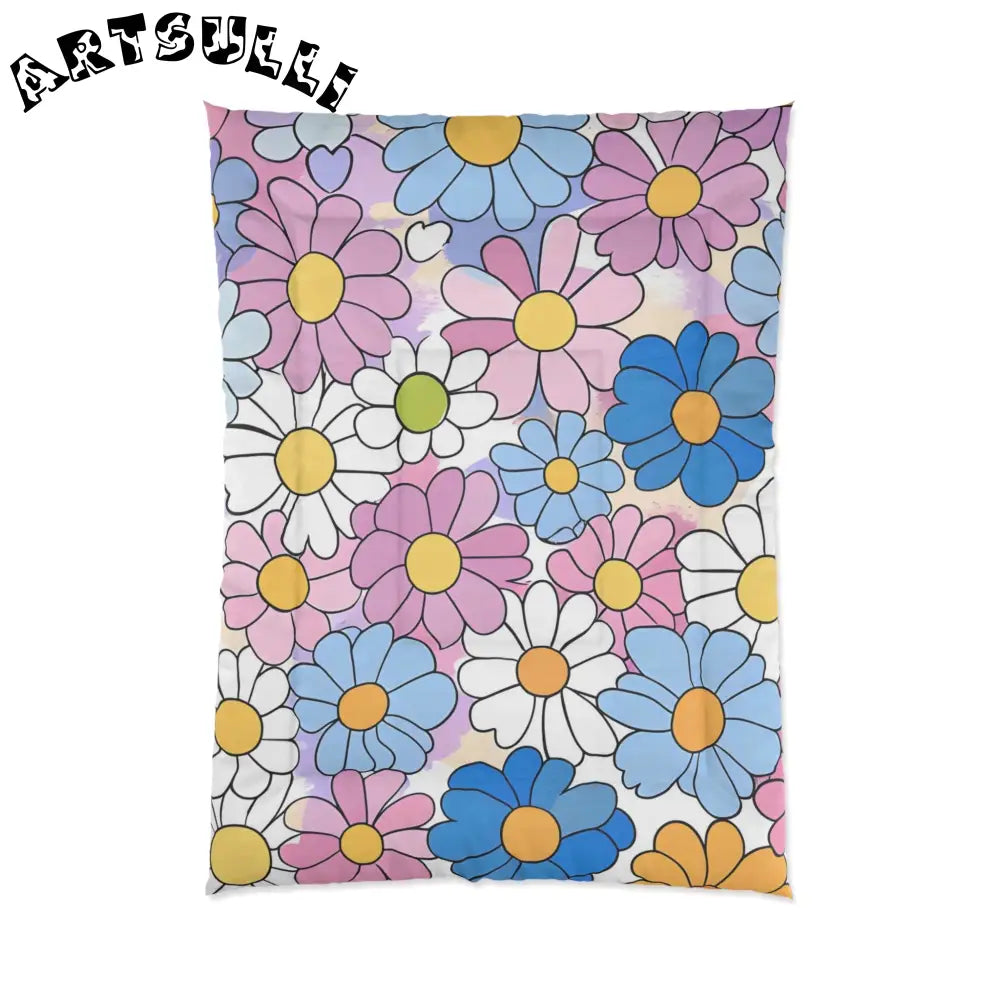 JAKKOUTTHEBXX Flower Hour Purple Blanket with a Warm Feel 2025