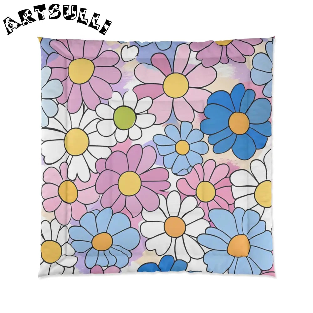 JAKKOUTTHEBXX Flower Hour Purple Blanket with a Warm Feel 2025