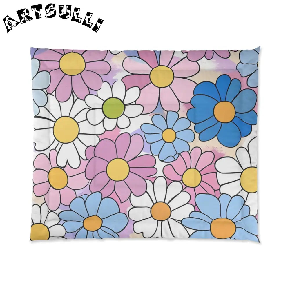 JAKKOUTTHEBXX Flower Hour Purple Blanket with a Warm Feel 2025