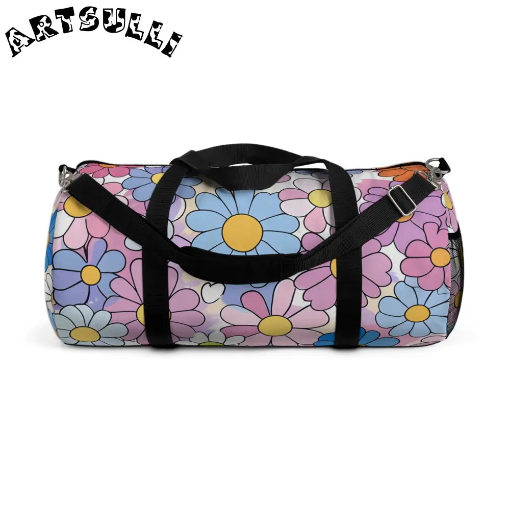Flower Hour Purple Duffel Bag, Artsulli - Art is Long, Life is Short, Bags, Size, Large, , , , , 51650090028355