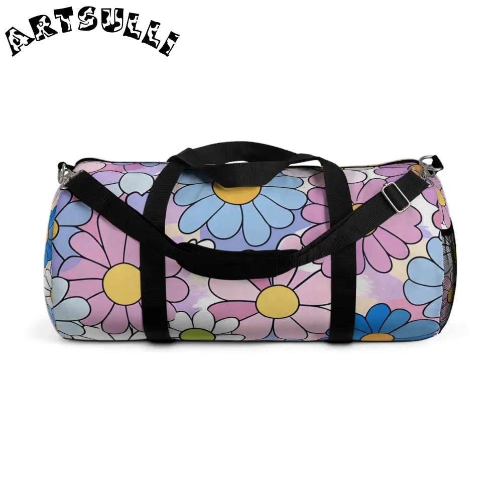 Flower Hour Purple Duffel Bag, Artsulli - Art is Long, Life is Short, Bags, Size, Large, , , , , 51797726467666