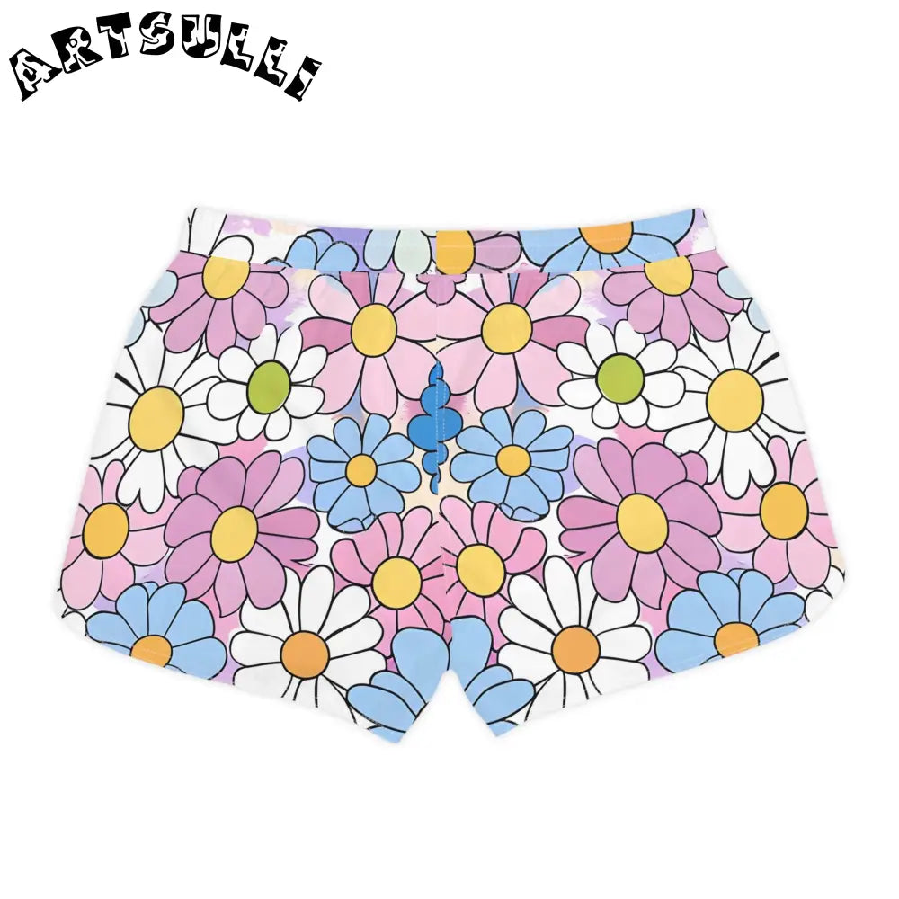 Flower Hour Shorts Embodies Floral Style, Artsulli - Art is Long, Life is Short, All Over Prints, , , , , , , 
