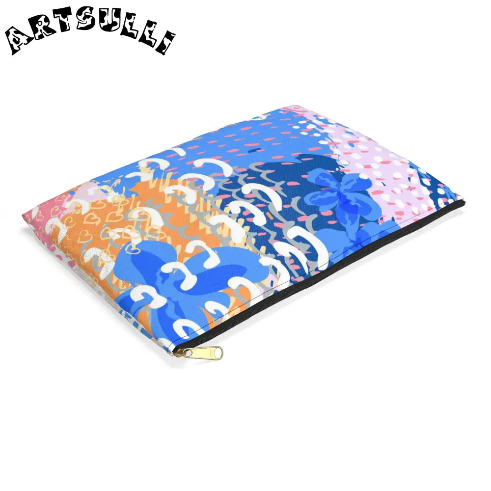 JAKKOUTTHEBXX Flowers x Doodles Abstract Flat Pouch 2025