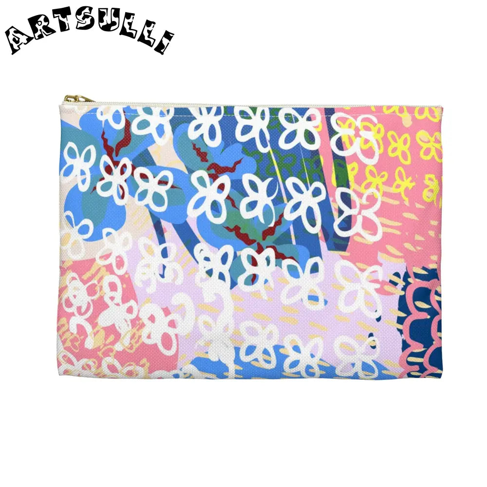 JAKKOUTTHEBXX Flowers x Doodles Abstract Flat Pouch 2025