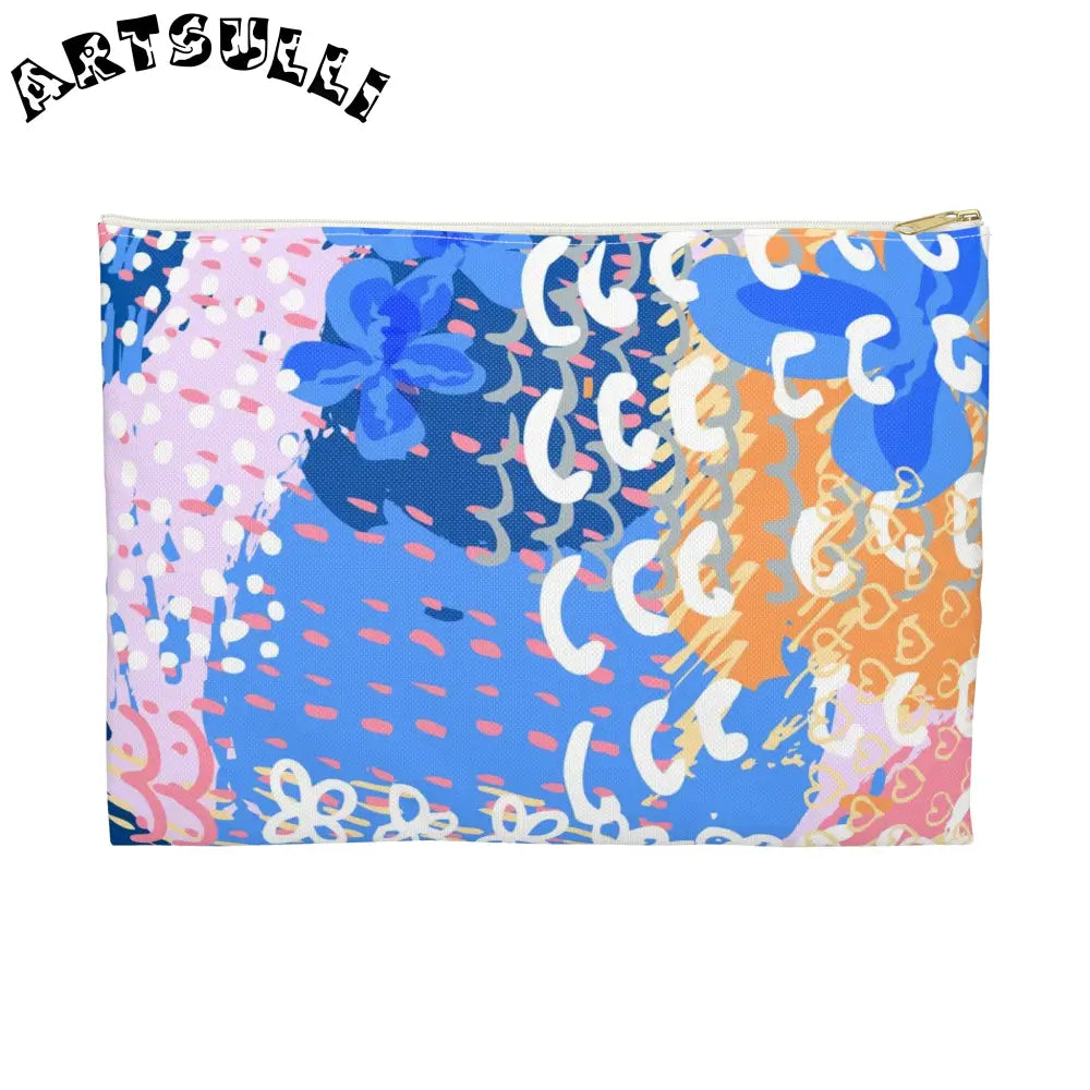 JAKKOUTTHEBXX Flowers x Doodles Abstract Flat Pouch 2025