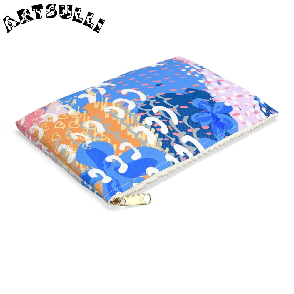 JAKKOUTTHEBXX Flowers x Doodles Abstract Flat Pouch 2025