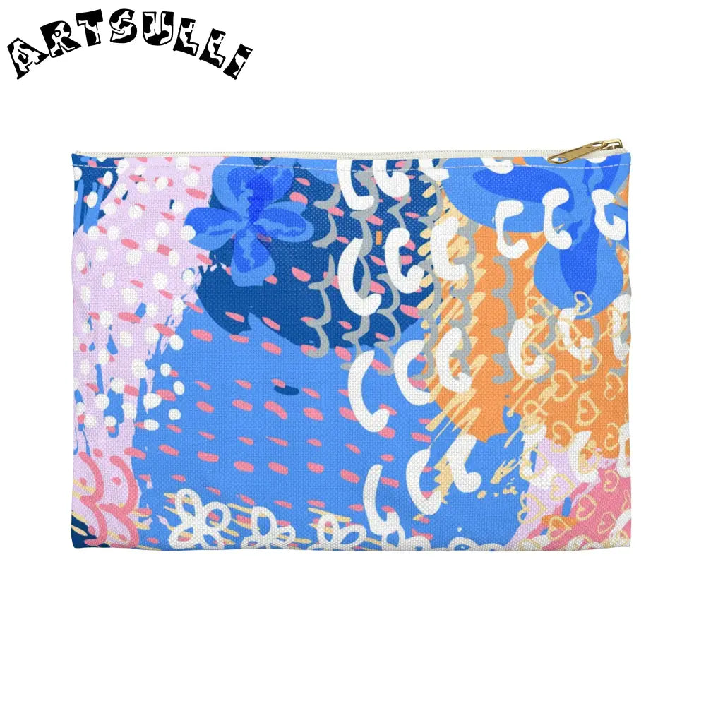 JAKKOUTTHEBXX Flowers x Doodles Abstract Flat Pouch 2025