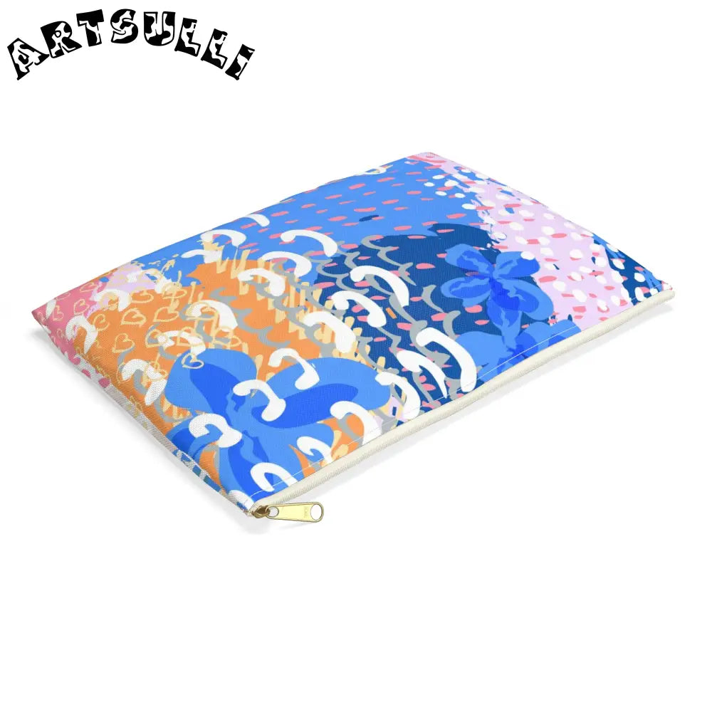 JAKKOUTTHEBXX Flowers x Doodles Abstract Flat Pouch 2025