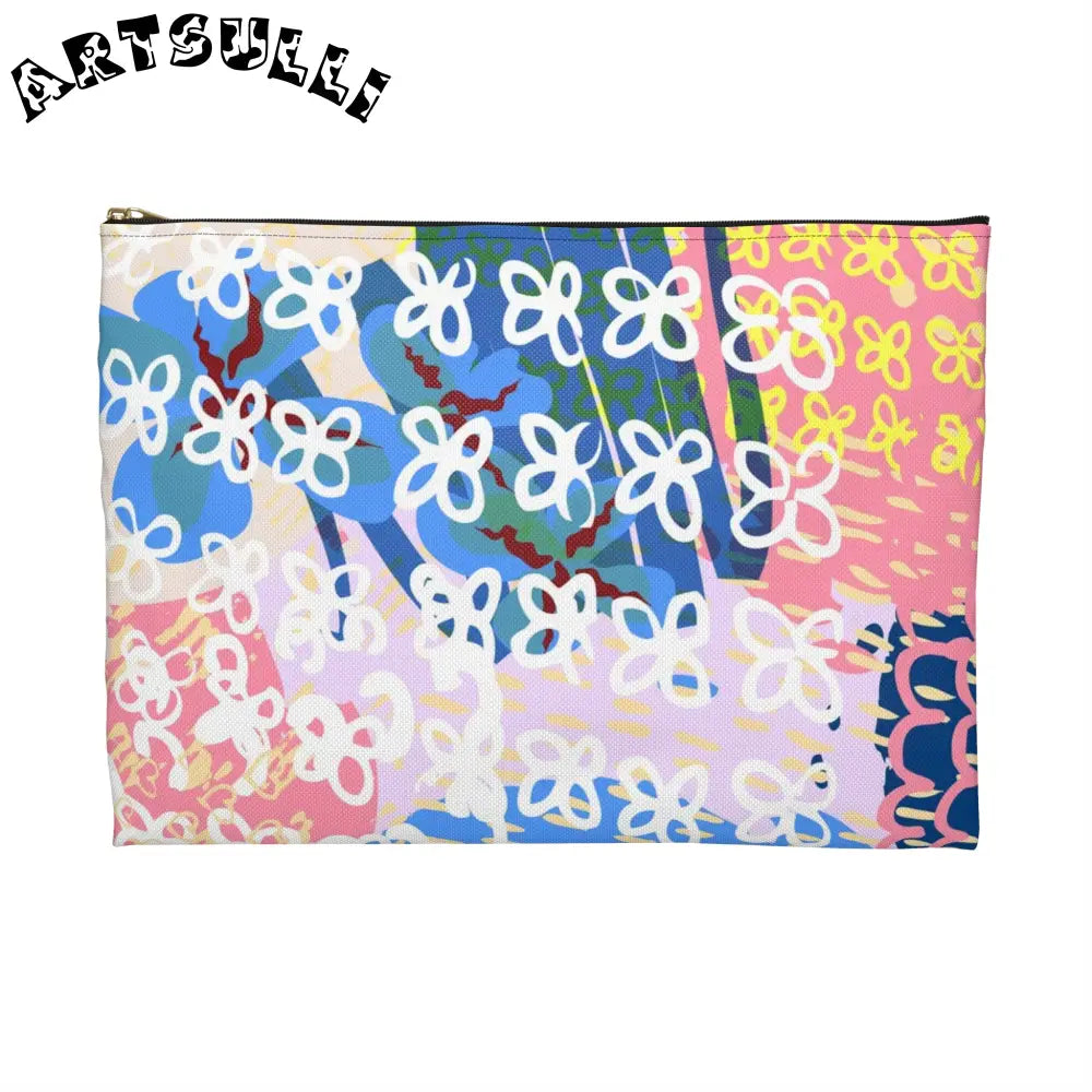 JAKKOUTTHEBXX Flowers x Doodles Abstract Flat Pouch 2025