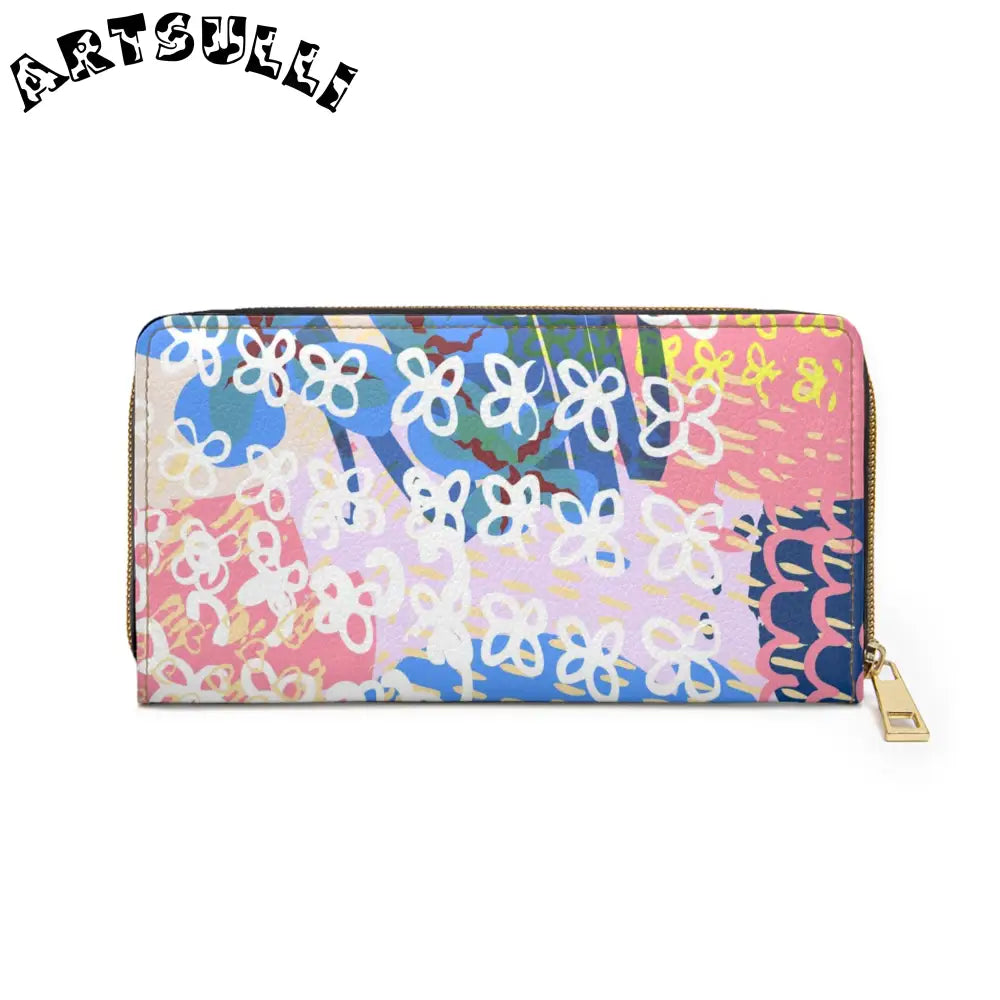 Flowers x Doodles Wallet for Credit Cards, Artsulli - Art is Long, Life is Short, Accessories, , , , , , , 