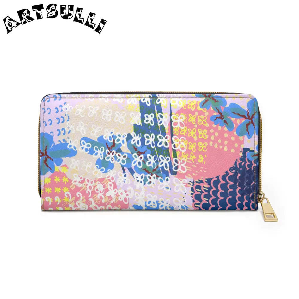 Flowers x Doodles Wallet for Credit Cards, Artsulli - Art is Long, Life is Short, Accessories, , , , , , , 