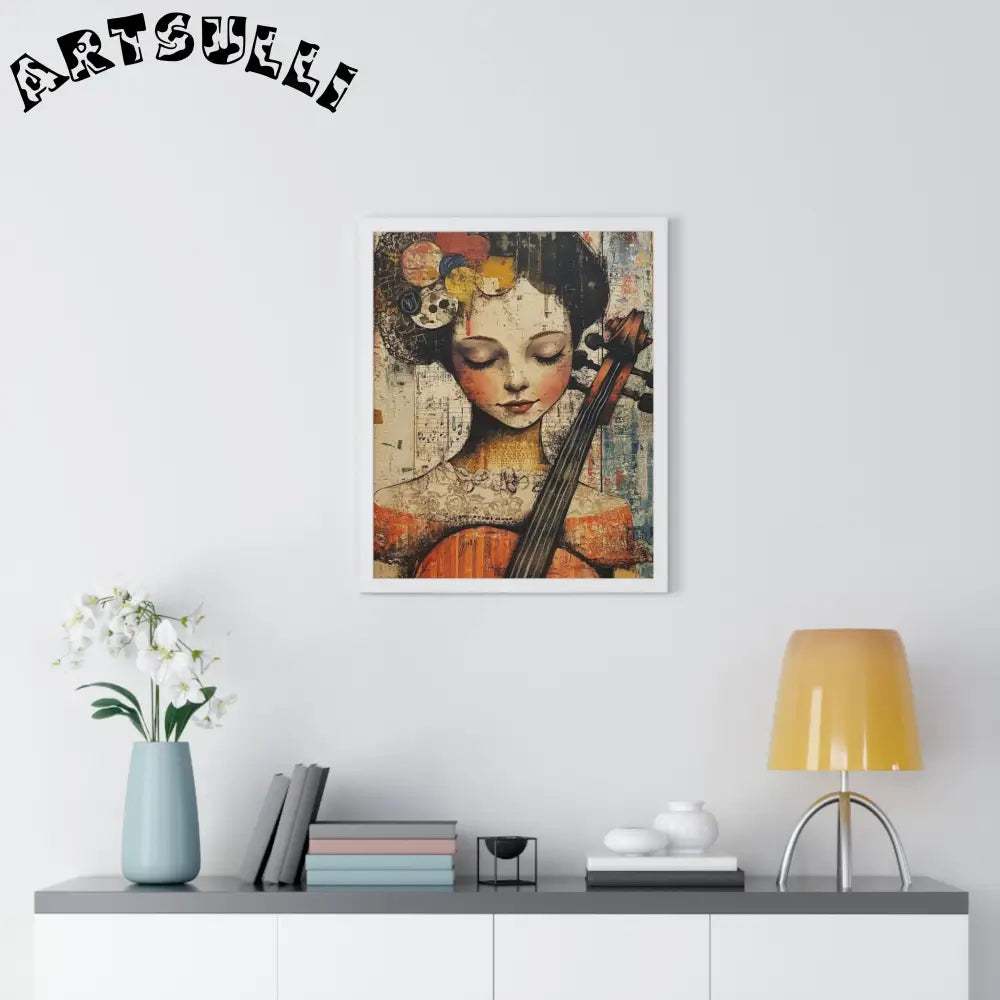 Framed Abstract Musician Artistic Work, Artsulli - Art is Long, Life is Short, Poster, , , , , , , 