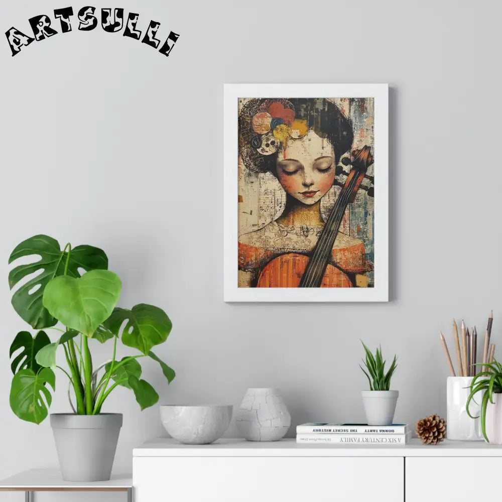 Framed Abstract Musician Artistic Work, Artsulli - Art is Long, Life is Short, Poster, , , , , , , 